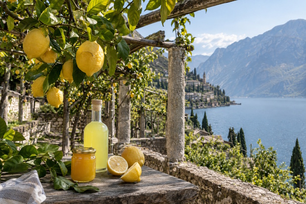 Zitronen und Zitronenprodukte in Limone