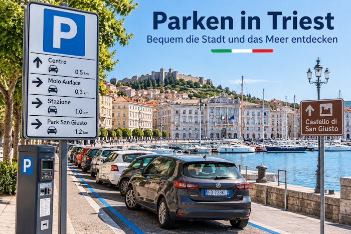 Parkplatz in Triest