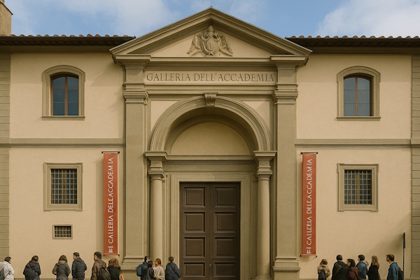 Die Galleria dell’Accademia von außen