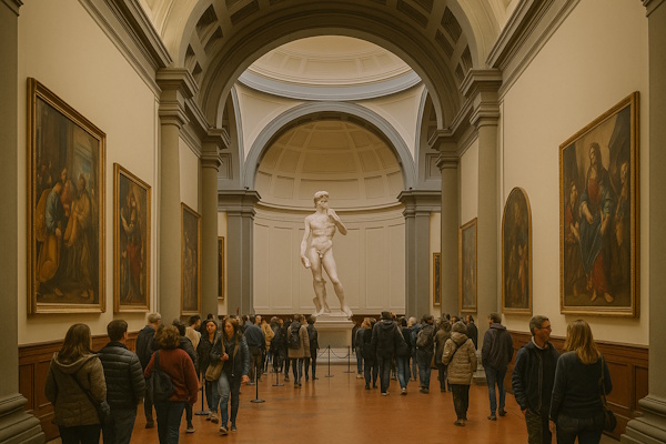 David im Museum Accademia