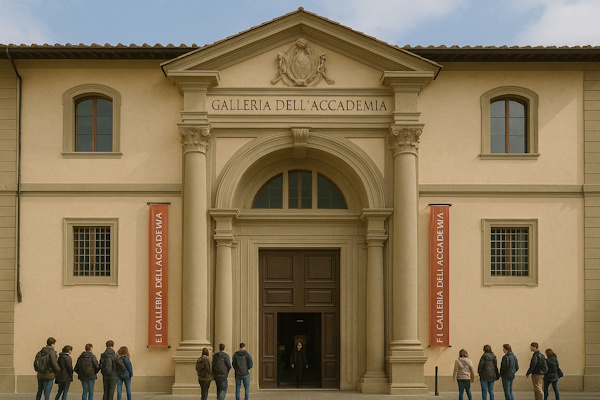 Das Museum vor dem Eingang