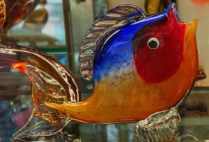 Fisch aus Glas aus Murano