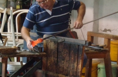 Vorführung Glasherstellung auf der Insel Murano